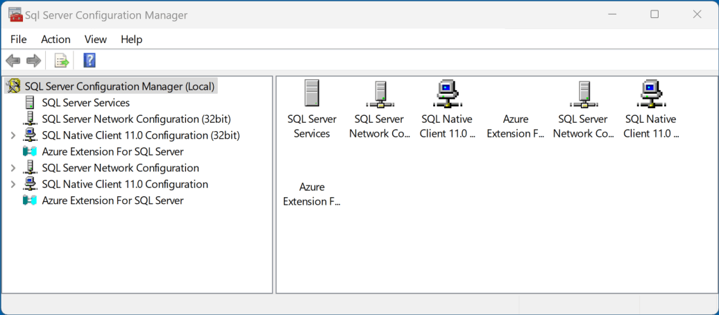SQL Server Express Screenshot